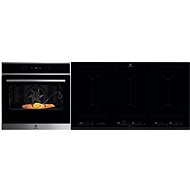 ELECTROLUX 800 PRO SteamBoost EOB7S31X + ELECTROLUX 700 FLEX Bridge EIV9467 - Oven & Cooktop Set