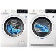 ELECTROLUX EW6FN348WC + EW8H358SC - Washer Dryer Set