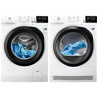 ELECTROLUX EW6FN428BC + EW8H458BC - Washer Dryer Set