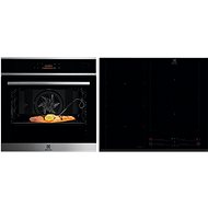 ELECTROLUX 800 SteamBoost EOB8S39WX + ELECTROLUX 600 FlexiBridge EIV64453 - Oven & Cooktop Set