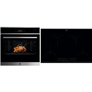 ELECTROLUX 700 SteamCrisp EOC8P39WX + ELECTROLUX 700 SENSE SenseFry EIS8134 - Oven & Cooktop Set