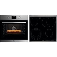 ELECTROLUX 600 FLEX SurroundCook EOF3C50TX + ELECTROLUX 300 EHF46547XK - Oven & Cooktop Set