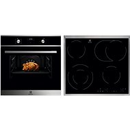ELECTROLUX 600 PRO SteamBake EOD5H70BX + ELECTROLUX 300 EHF6346XOK - Oven & Cooktop Set