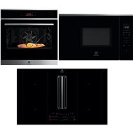 ELECTROLUX 800 EOB8S39WX + ELECTROLUX KCC84453CK + ELECTROLUX 800 FLEX KMFE172TEX - Oven, Cooktop and Microwave Set