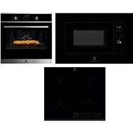 ELECTROLUX 600 EOF6P76X2 + ELECTROLUX 600 SENSE EIS62443 + ELECTROLUX 300 LMS2203EMK - Oven, Cooktop and Microwave Set