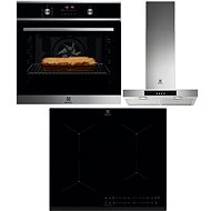 ELECTROLUX 600 EOF6P76X2 + ELECTROLUX 600 SENSE EIS62443 + ELECTROLUX 600 LFT526X - Oven, Cooktop & Kitchen Hood Set