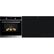 ELECTROLUX 600 SteamBake EOD6F77WX + ELECTROLUX 600 Bridge SaphirMatt SE EIV83443CT - Oven & Cooktop Set