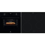 ELECTROLUX 500 SurroundCook LOF3H10BK + ELECTROLUX 500 SaphirMatt SE EIT60433CT - Oven & Cooktop Set