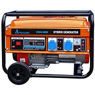Extralink Hybridní generátor, 3 kW 1F EGH-3000 - Elektrocentrála
