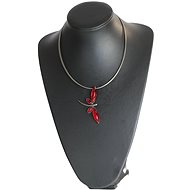 E. L. 1 Red Dragonfly - Necklace