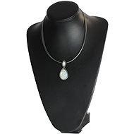 E. L. 17 B Infinity - Drop with wound opalite - Necklace
