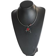 E. L. 21 Magic Eye Red Glass - Necklace