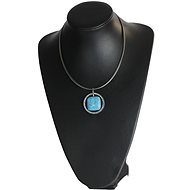 E. L. 22 A Square in the course of Turquoise - Necklace