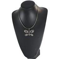 E. L. 44 Butterfly hematite glass - Necklace