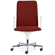 EMAGRA FLAP, (fehér) piros - Irodai szék