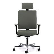 EMAGRA BUTTERFLY Grey with Aluminium Cross - Office Chair