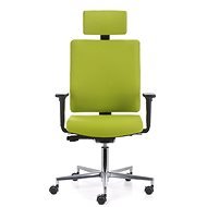 EMAGRA BUTTERFLY zelená s hliníkovým krížom - Kancelárska stolička