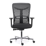 EMAGRA ATHENA Black with Aluminium Cross - Office Chair