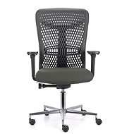 EMAGRA ATHENA Grey with Aluminium Cross - Office Chair