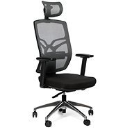 EMAGRA X8 Black with Aluminium Cross - Office Chair