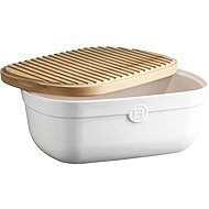 Emile Henry Ceramic bread bin with lid, 158 × 355 × 245 mm - Breadbox