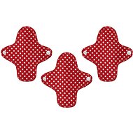 Emmie´s Mini Slip Cloth Inserts, Red Dots, 3 pcs - Panty Liners