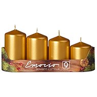 EMOCIO Stepped advent candles, 4pcs, gold - Candle Set