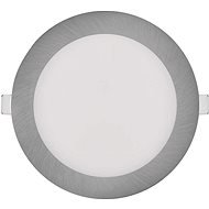 EMOS LED-Deckenleuchte NEXXO silber, 17 cm, 12,5 W, warm/neutralweiß - LED-Licht