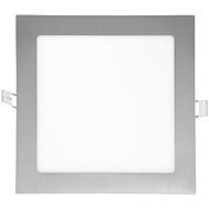 EMOS LED podhledové svítidlo NEXXO stříbrné, 17,5 x 17,5 cm, 12,5 W, teplá/neutrální bílá - LED světlo