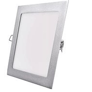 EMOS LED-Deckenleuchte NEXXO silber, 22,5 x 22,5 cm, 18 W, warm/neutralweiß - LED-Licht