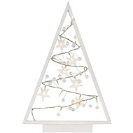 EMOS LED decoration - lighted tree with ornaments, 40 cm, 2x AA, indoor, warm white, timer - Christmas Lights