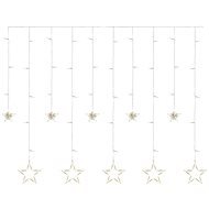 EMOS LED vánoční závěs – hvězdy, 185x105 cm, vnitřní, teplá bílá - Vánoční osvětlení