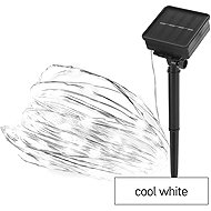 EMOS LED nano chain with solar panel, 12 m, indoor and outdoor, cool white, timer - Light Chain