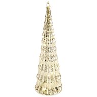 EMOS LED glass Christmas tree, 27 cm, 2x AA, indoor, warm white, timer - Christmas Lights