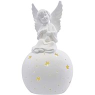 EMOS LED ceramic angel, 29 cm, 2x AA, indoor, warm white - Christmas Lights