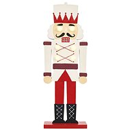 EMOS LED wooden nutcracker, 29 cm, 1× CR2032, indoor, warm white - Christmas Lights
