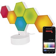 EMOS GoSmart LED Hexagon table lamp white, 6 parts, 5.5 W, RGBIC dimmable, Wi-Fi - Modular Light