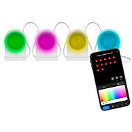 EMOS GoSmart LED Spotlight Expansion Kit - 85 cm, 4 parts, RGBIC+CCT, dimmable, Wi-Fi - Light Chain