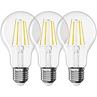 EMOS Filament A60, E27, 5,9 W (60 W), 806 lm, neutral white - pack of 3 - LED Bulb