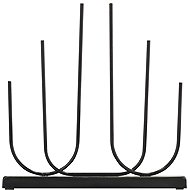 EMOS LED candle holder black, 40 cm, 2x AA, indoor, warm white, timer - Christmas Lights