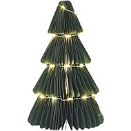 EMOS LED paper Christmas tree with stand, 15 cm, indoor, timer - Christmas Lights