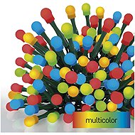 EMOS LED Christmas cherry chain - round, 48 m, indoor and outdoor, multicolour, programs, timer - Light Chain