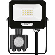 EMOS GLARO s pohybovým čidlem, černý, IP54, neutrální bílá - LED Reflector