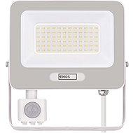 EMOS GLARO with motion sensor, 50 W, white, IP54, 5000 lm, neutral white - LED Reflector
