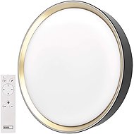 EMOS ILVI přisazené, kruhové 45 W, stmívání + CCT, černé/champagne - LED Light