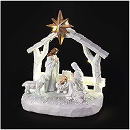 EMOS LED Christmas Nativity Scene, 16.5cm, 2× AAA, indoor, warm white, timer - Christmas Decoration