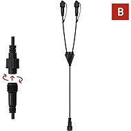 EMOS Splitter for Premium Connecting Chains, Black, 0.4m, Outdoor and Indoor - Splitter 