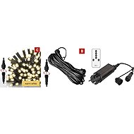 EMOS Premium Christmas Chain Lights Warm White 5m + 10m Cable + Power Supply - Kit