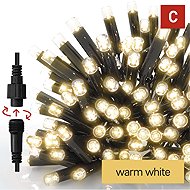 EMOS Premium vánoční řetěz teplá bílá 4 x 3 m + kabel 10 m + zdroj - Kit