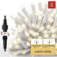 EMOS Premium LED Connectable Flashing Chain - Icicles, 3m, Outdoor, Warm White - Light Chain